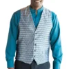 SWIRL BROCADE VEST