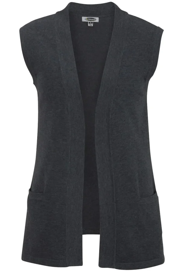 SHIRTTAIL OPEN COTTON VEST