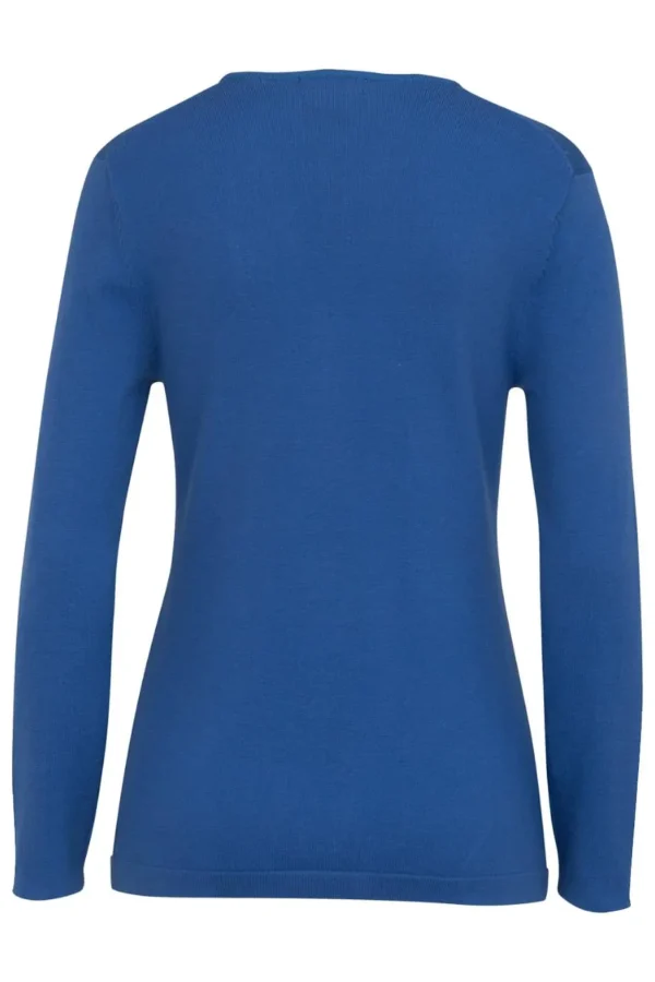 FULL-ZIP V-NECK COTTON CARDIGAN