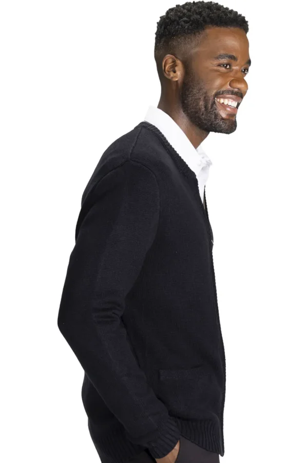 JERSEY KNIT ACRYLIC FULL ZIP CARDIGAN