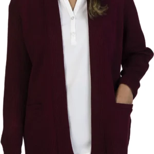 JERSEY KNIT ACRYLIC OPEN CARDIGAN