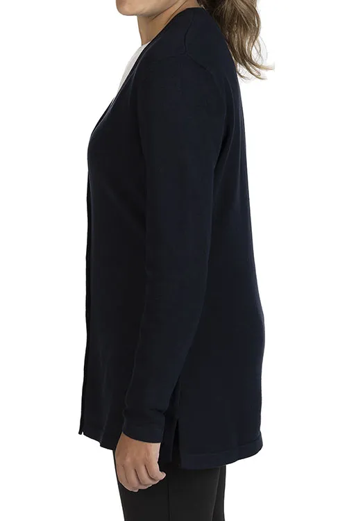 SHIRTTAIL COTTON CARDIGAN